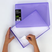 Purple See-Through Storage Box