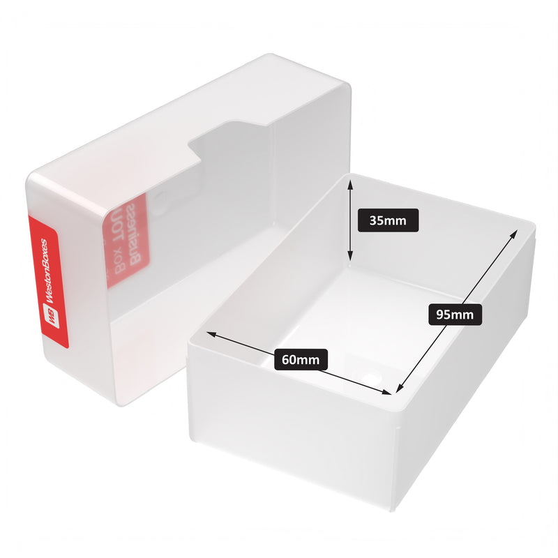 Boîte pour cartes de visite robuste et robuste de 35 mm.