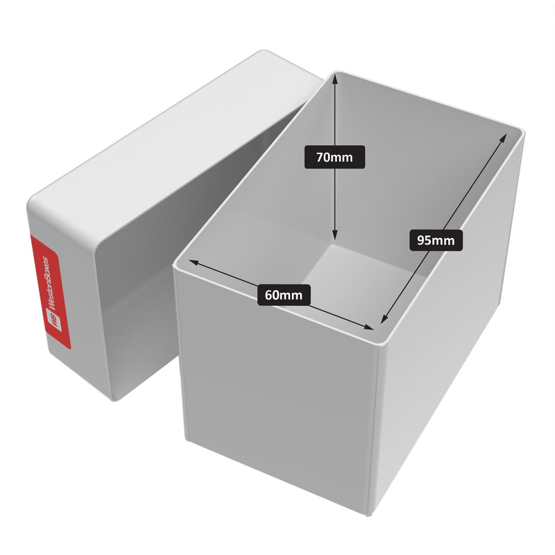 70mm Business Card Box TOUGH, Heavy Duty, Impact Resistant Plastic Storage Box