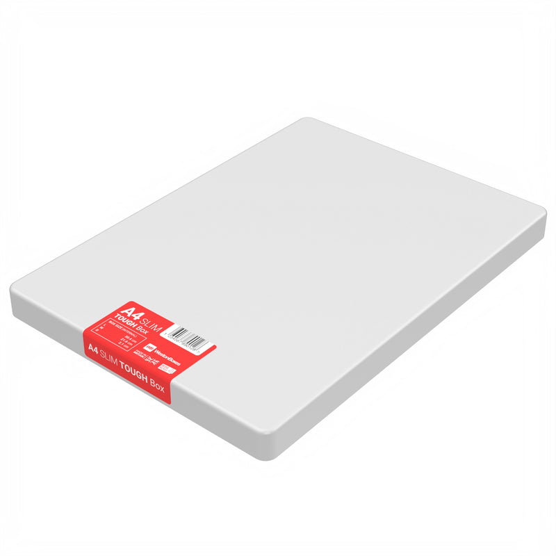 A4 Slim TOUGH Box, Heavy Duty, Impact Resistant Plastic Storage Box