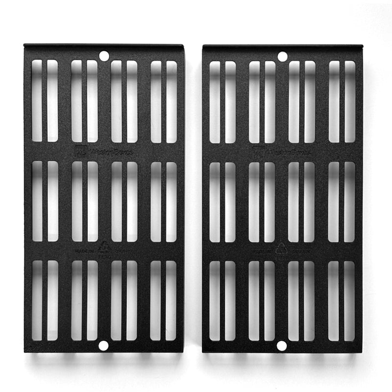 Black Kallax shelf inserts shown with a WestonBoxes 12x12 craft storage box
