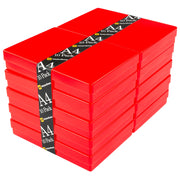 10 Red A4 Storage Boxes