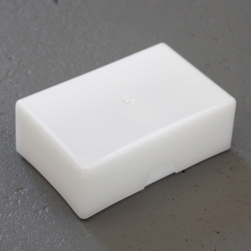 Weston Boxes - 35mm Deep Business Card Box - Tough, White / Semi-Opaque
