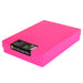 Neon Pink / Opaque, Neon MixPack / Opaque, WestonBoxes Plastic A4 Paper Storage Box With Lid