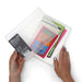 WestonBoxes Slim A5 Paper Storage Box, Clear / Transparent