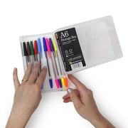 westonboxes A6 Storage Box, Clear / Transparent