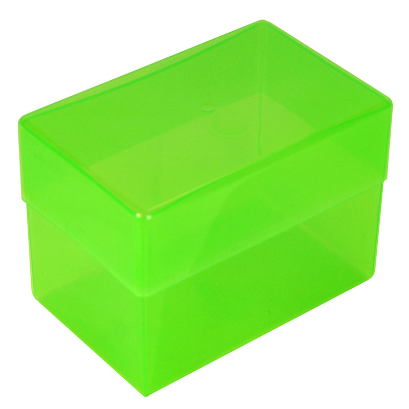 Green / Transparent, Weston Boxes 70mm Deep Business Card Box